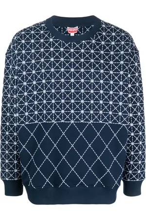 Kenzo Sashiko Stitch embroidered sweatshirt