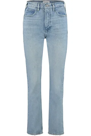 Frame Cotton straight-leg jeans