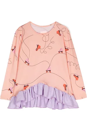 Wauw Capow by Bangbang Violet Roller graphic-print T-shirt