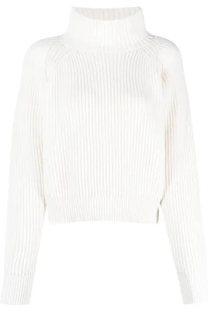 LORENA ANTONIAZZI Ribbed-knit high-neck jumper