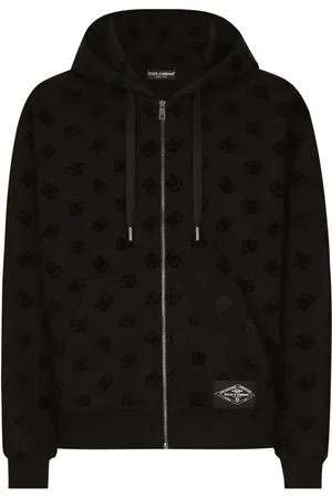 Dolce & Gabbana All-over-debossed logo hoodie