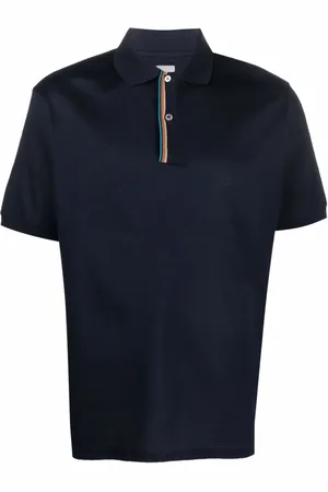 Paul Smith Signature Stripe-trim polo shirt
