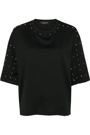 Fabiana Filippi Stud-embellished T-shirt
