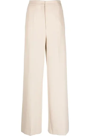 BLANCA Overlapping-panel palazzo pants