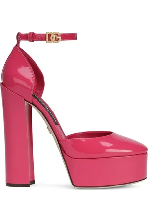 Dolce & Gabbana 145mm patent-leather platform pumps