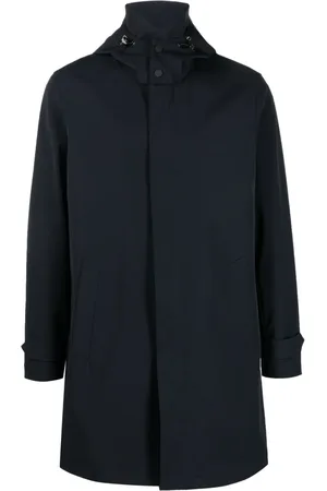 Boggi Milano Concealed-front shirt raincoat