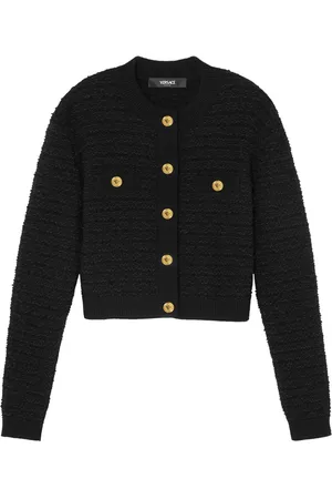VERSACE Tweed boucl?? jacket