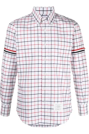 Thom Browne Tattersall-checked cotton shirt