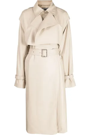 Boyarovskaya Layered belted trench coat