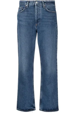 AGOLDE Organic-cotton cropped jeans