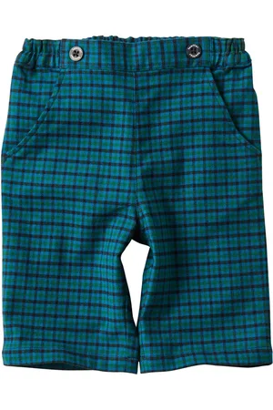 Familiar Plaid cotton-blend shorts