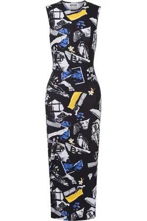 Moschino Printed midi dress