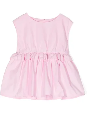 Kindred Ruffle-waist organic-cotton dress