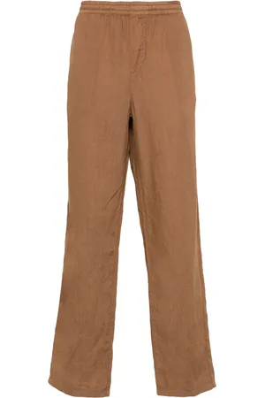 Aspesi Linen straight trousers