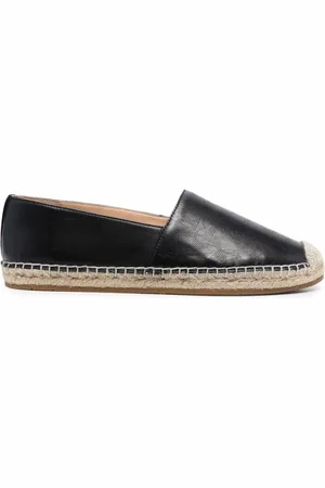 Coach Leather round-toe espadrilles