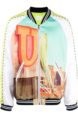 BLUE SKY INN Graphic-print bomber jacket