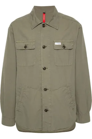 FAY Ripstop cotton shirt jacket