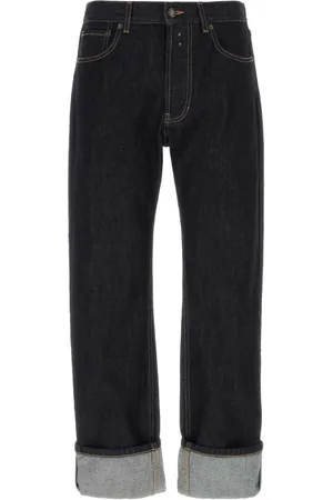 Alexander McQueen Straight-leg cotton jeans