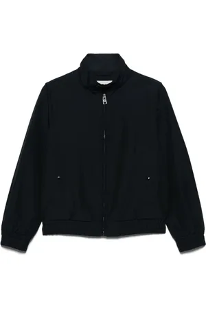 Woolrich Logo-tag cotton blend jacket
