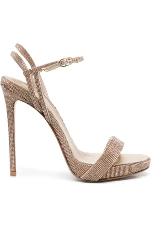 LE SILLA Gwen 120mm crystal-embellished sandals