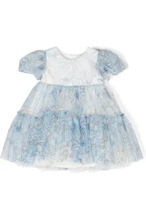MONNALISA Little Princess tiered tulle dress
