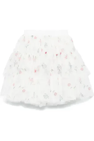 MONNALISA Floral-print skirt