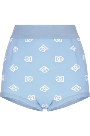 Dolce & Gabbana Logo-embroidered mini-shorts