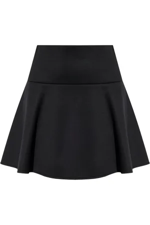 Moncler Logo flared skirt