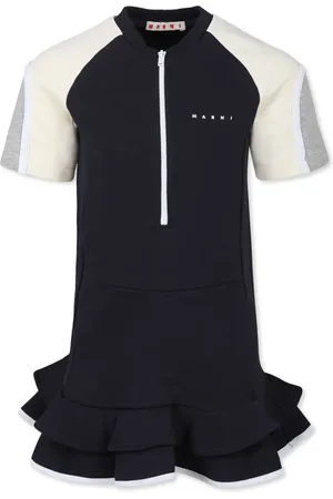 Marni Zip-up flared dress
