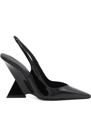 The Attico 105mm Cheope leather pumps