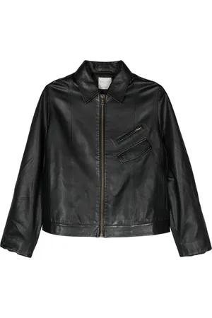 FORTE FORTE Zip-up leather jacket