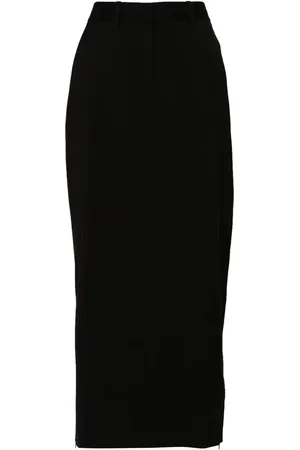 Helmut Lang Zipped maxi skirt