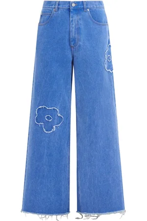 Marni Floral-appliqu?? jeans