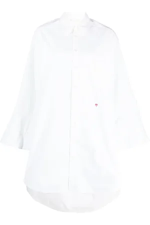 Palm Angels Flared-sleeve shirt dress
