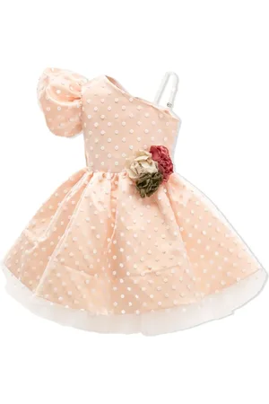 Tulleen Polka dot cotton gown