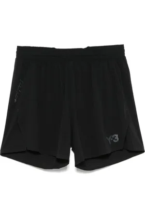 Y-3 Perforated-design shorts