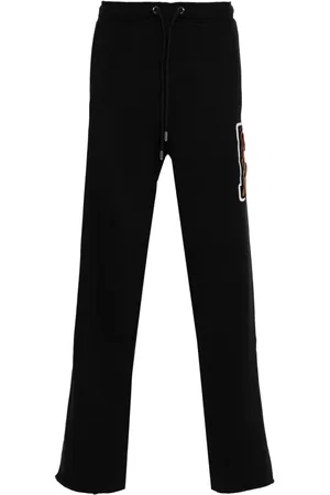 Roberto Cavalli Raised-logo track pants