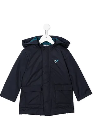 Familiar Hooded long-sleeved coat