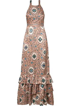 Agua by Agua Bendita Magnolia Cofre maxi dress