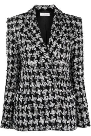 FAITH CONNEXION Boucl?? houndstooth-pattern blazer