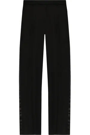 Alexander McQueen Wide-leg tuxedo trousers