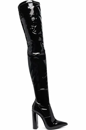 LE SILLA Megan thigh-high leather boots