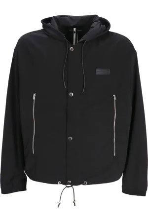 Emporio Armani Logo-patch hooded jacket