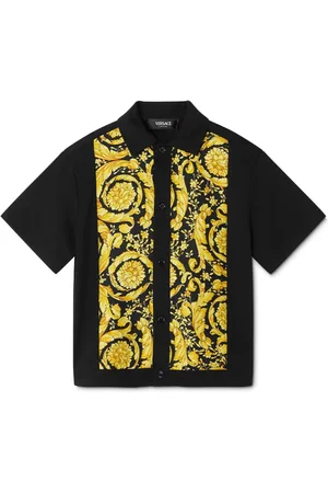 VERSACE Barocco-print short-sleeve shirt