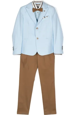 COLORICHIARI Three-piece striped suit