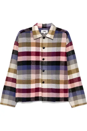 YMC Check pattern shirt