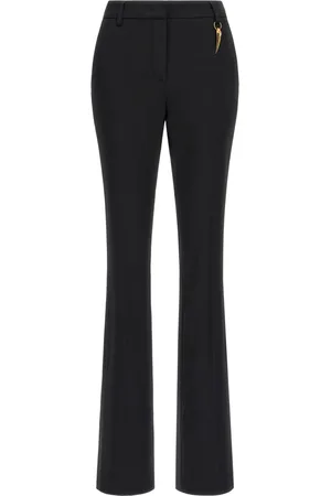 Roberto Cavalli Tiger Tooth bootcut trousers