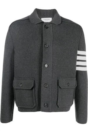 Thom Browne Stripe-detail buttoned cardigan