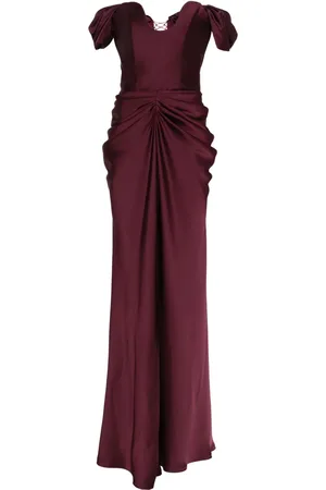 Ana Radu Drape-detail maxi dress