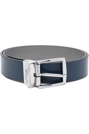 Emporio Armani Logo-print buckle belt